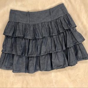 Tiered Mini Skirt